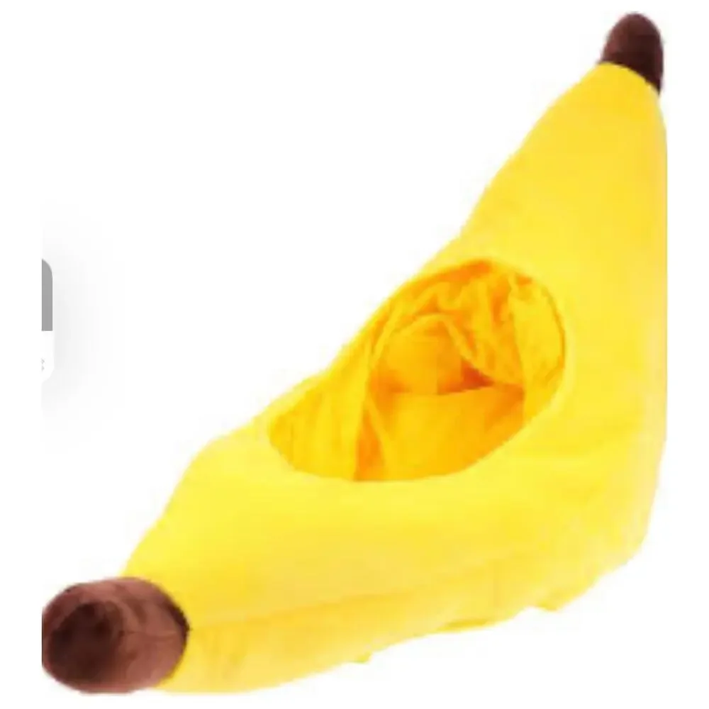 Plush Banana Costume Hat